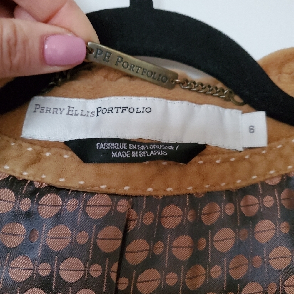 Perry Ellis Portfolio Long Duster Coat - Picture 10 of 14